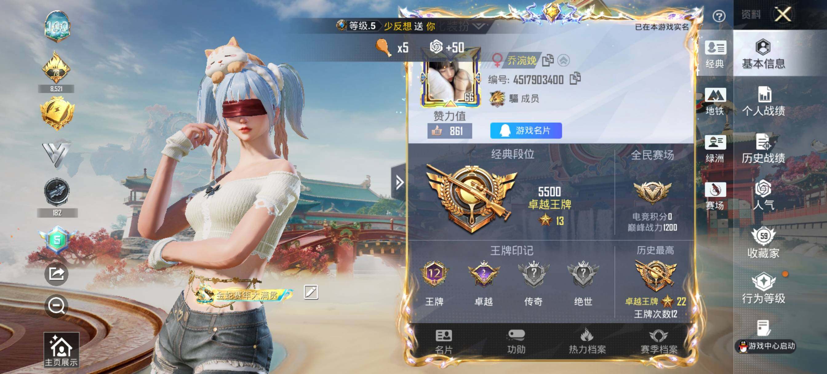 HPLE4137408和平精英账号详情图8