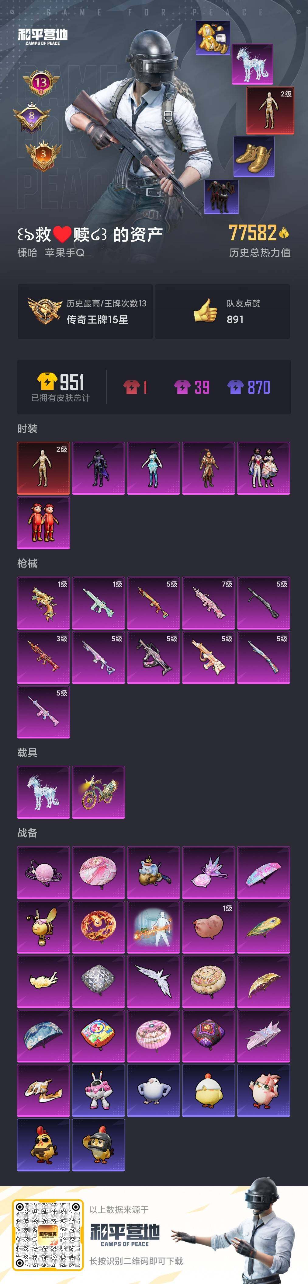 HPQM4136121和平精英账号详情图17