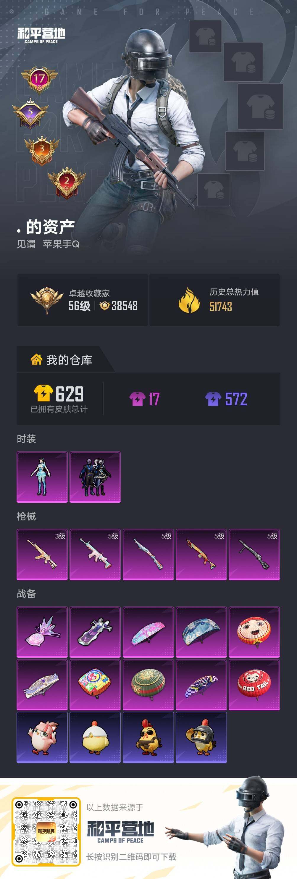 HPLE4138837和平精英账号详情图5