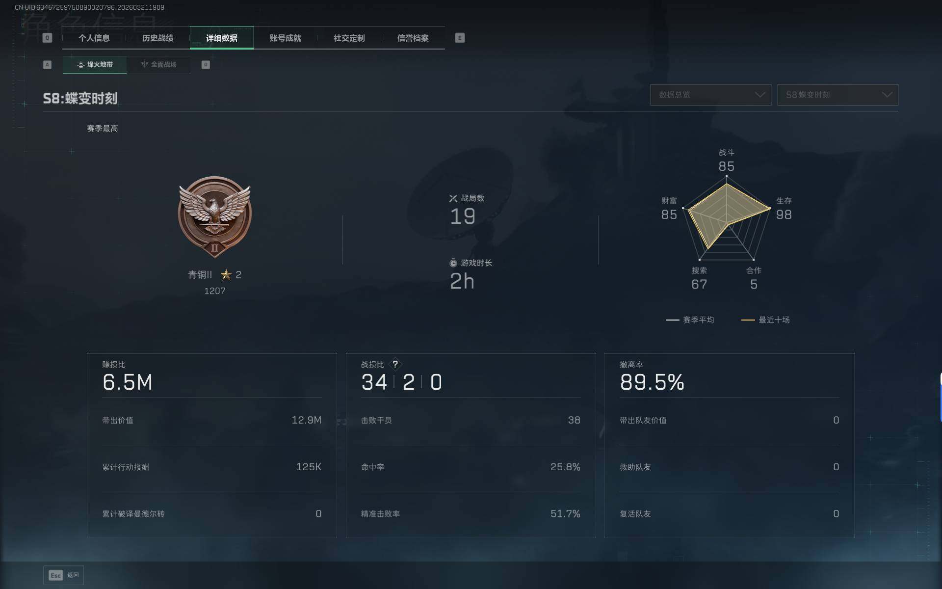 SJZEY476090三角洲行动账号详情图3