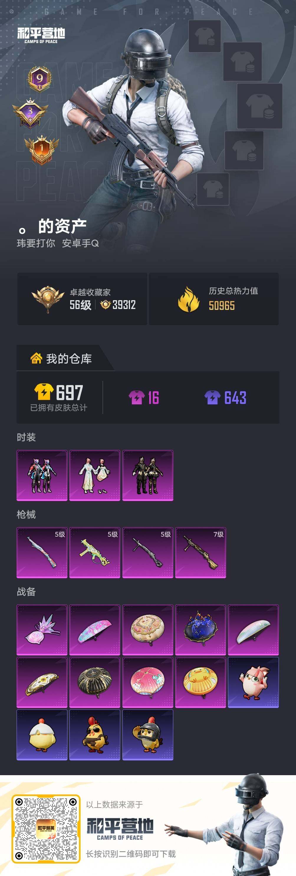 HPLE4137377和平精英账号详情图5