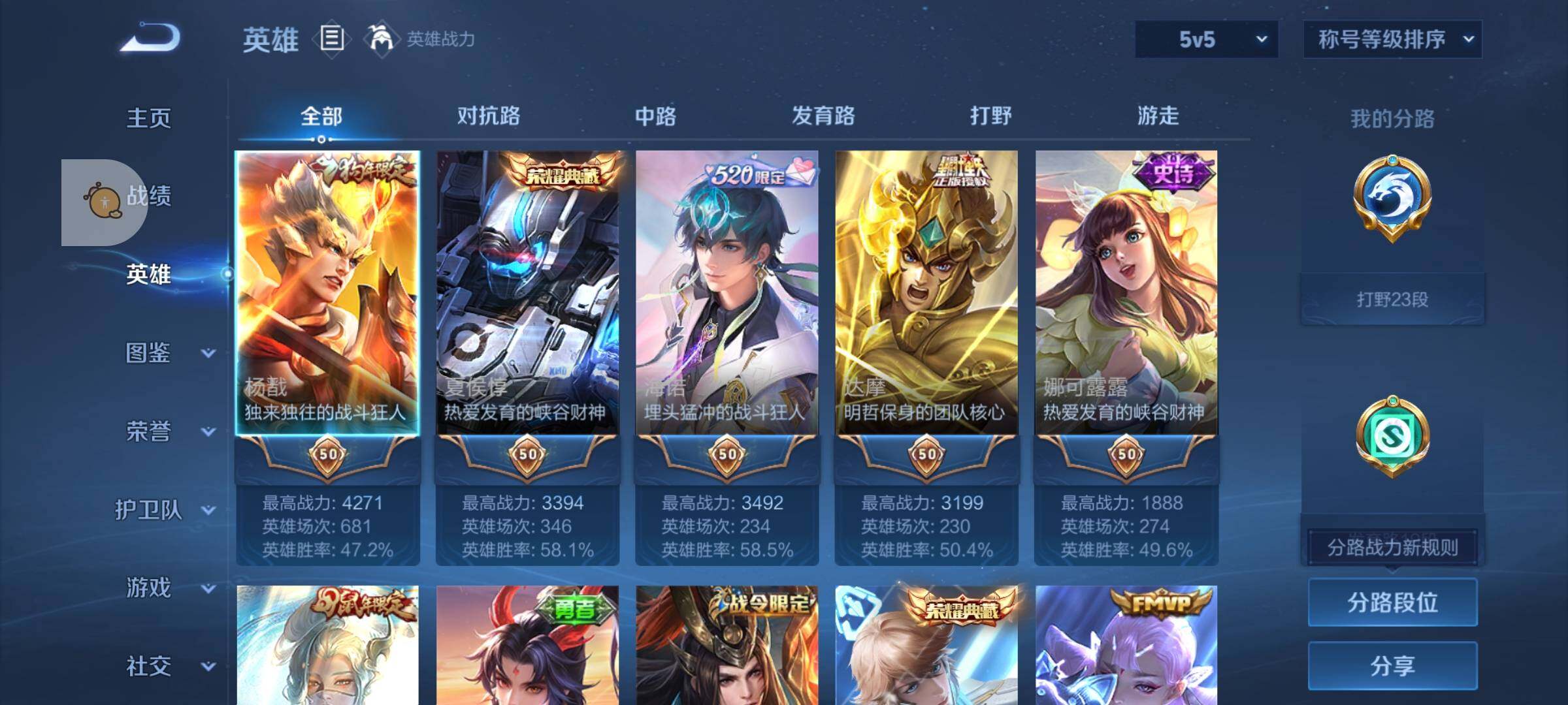 WZLX4247333王者荣耀账号详情图3