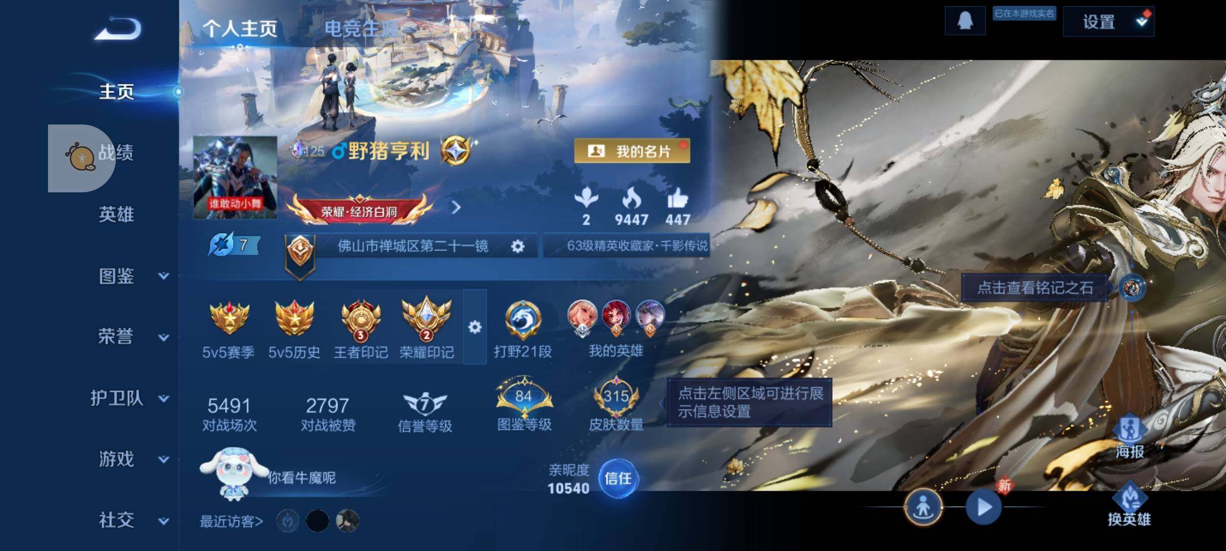 WZLX4247315王者荣耀账号详情图2 WZLX4247315王者荣耀账号详情图2