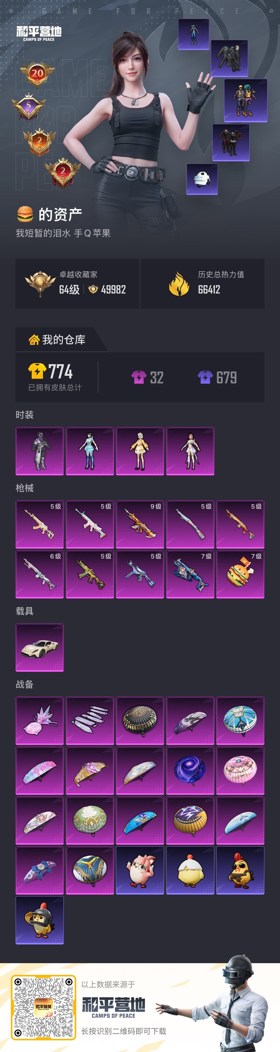 HPLX4137121和平精英账号详情图5 HPLX4137121和平精英账号详情图5