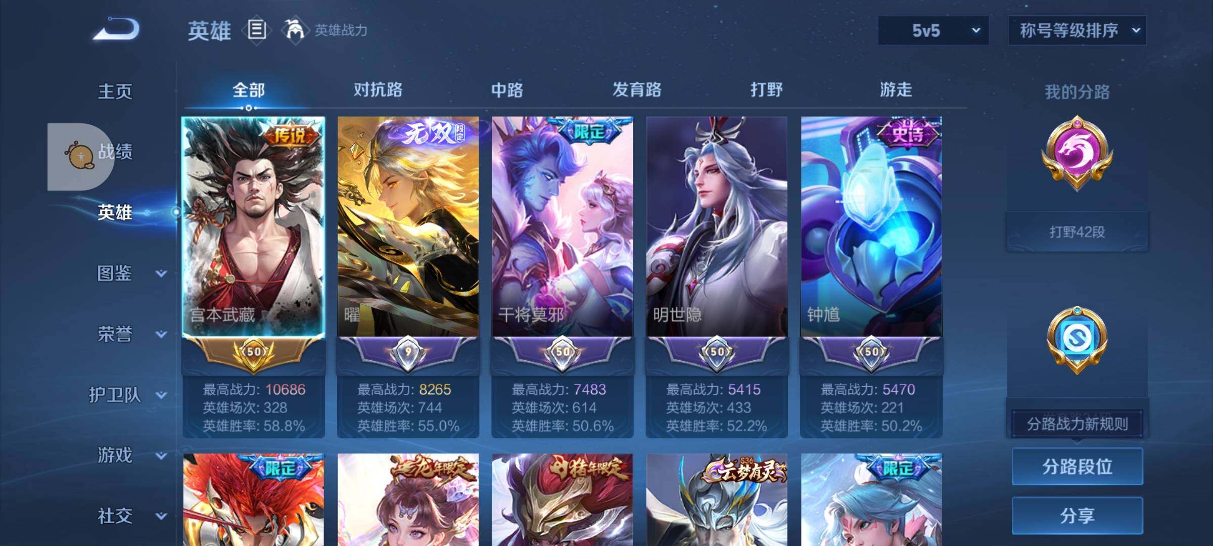 WZLX4247306王者荣耀账号详情图3