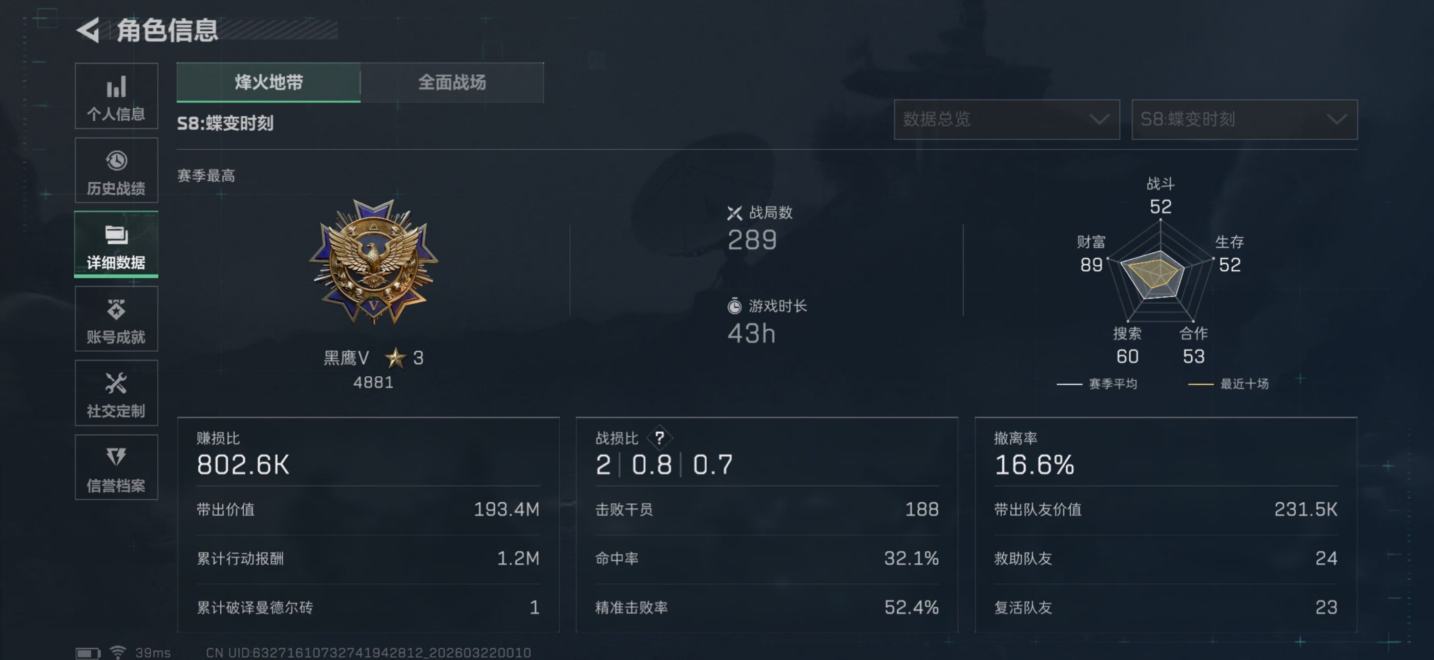 SJZEY476127三角洲行动账号详情图8