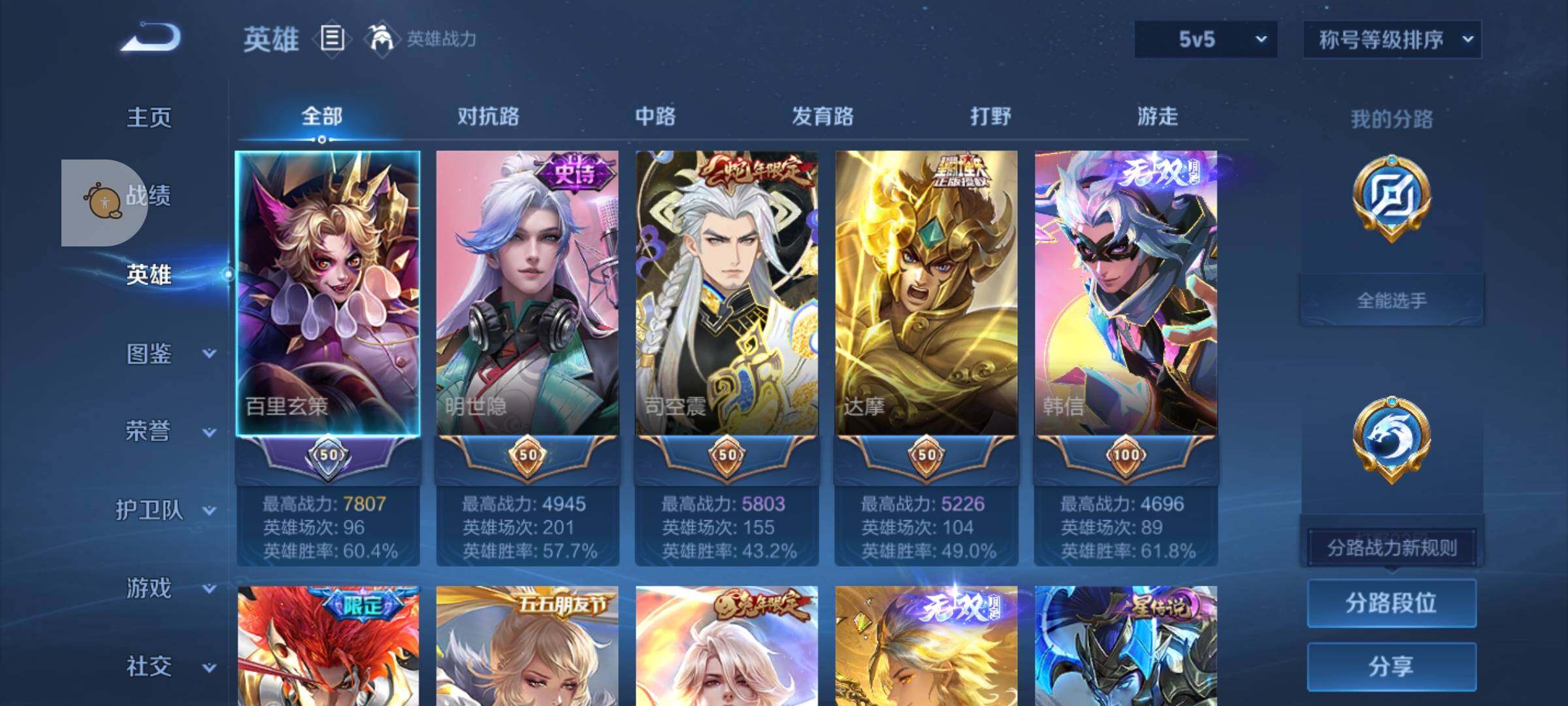 WZLX4248302王者荣耀账号详情图3