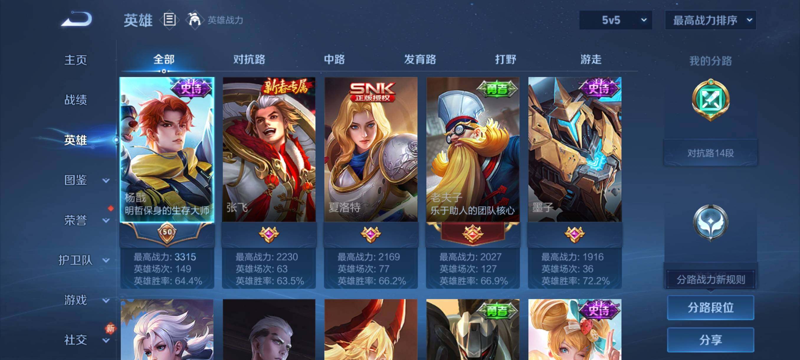 WZCMY4251700王者荣耀账号详情图3 WZCMY4251700王者荣耀账号详情图3