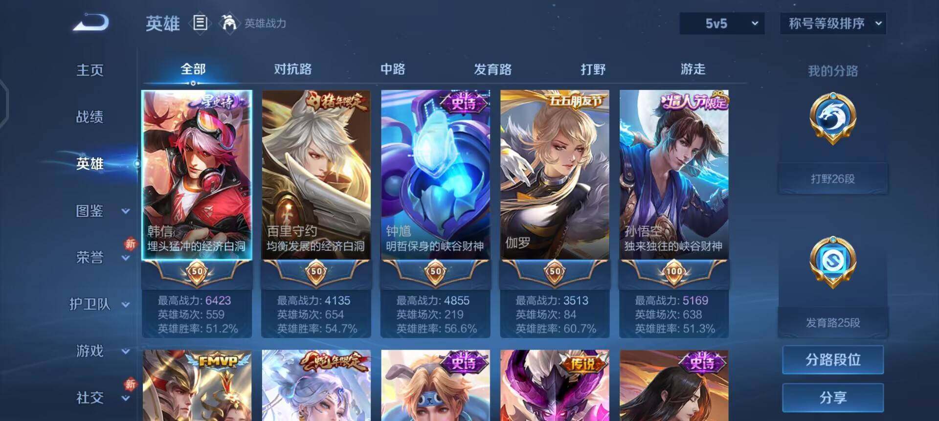 WZLX4250965王者荣耀账号详情图10 WZLX4250965王者荣耀账号详情图10