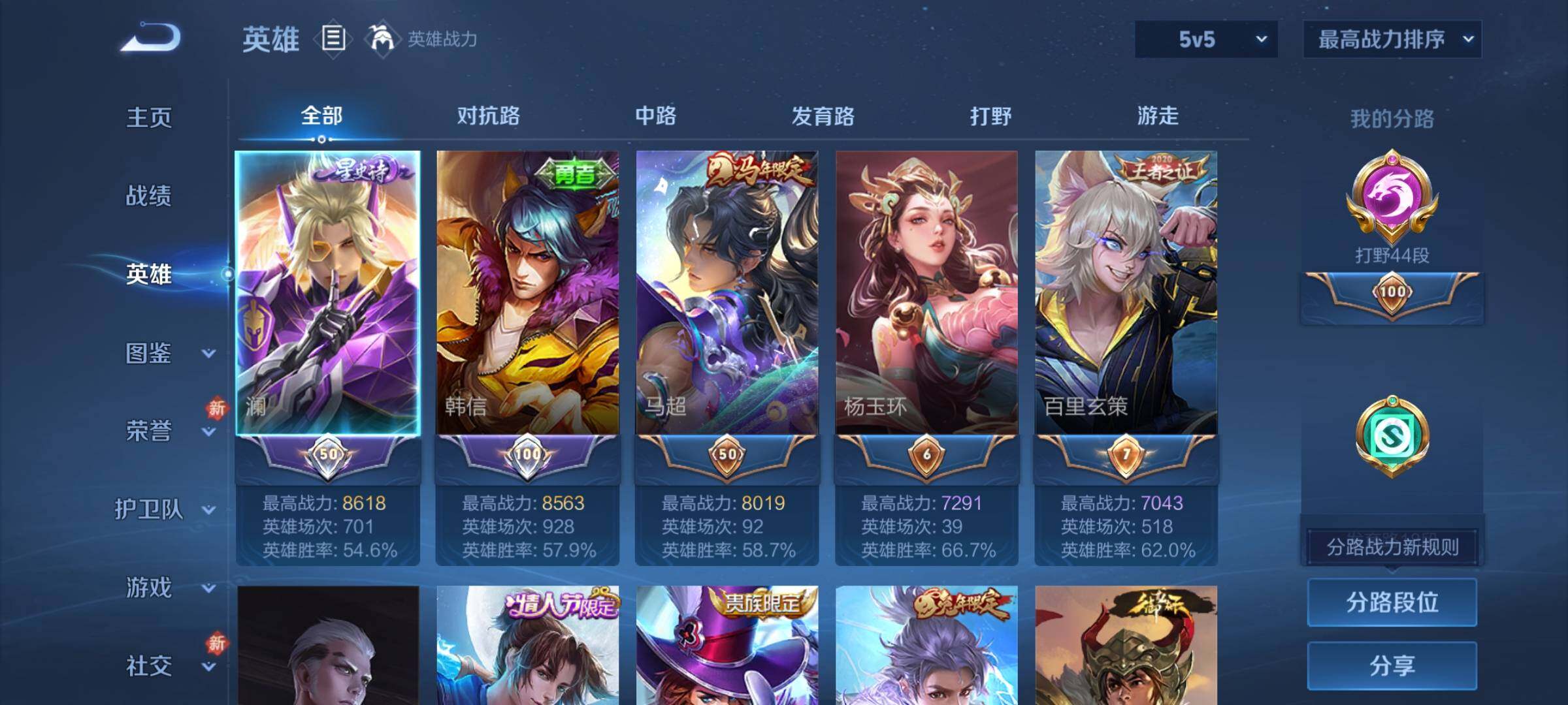 WZCMY4249817王者荣耀账号详情图4