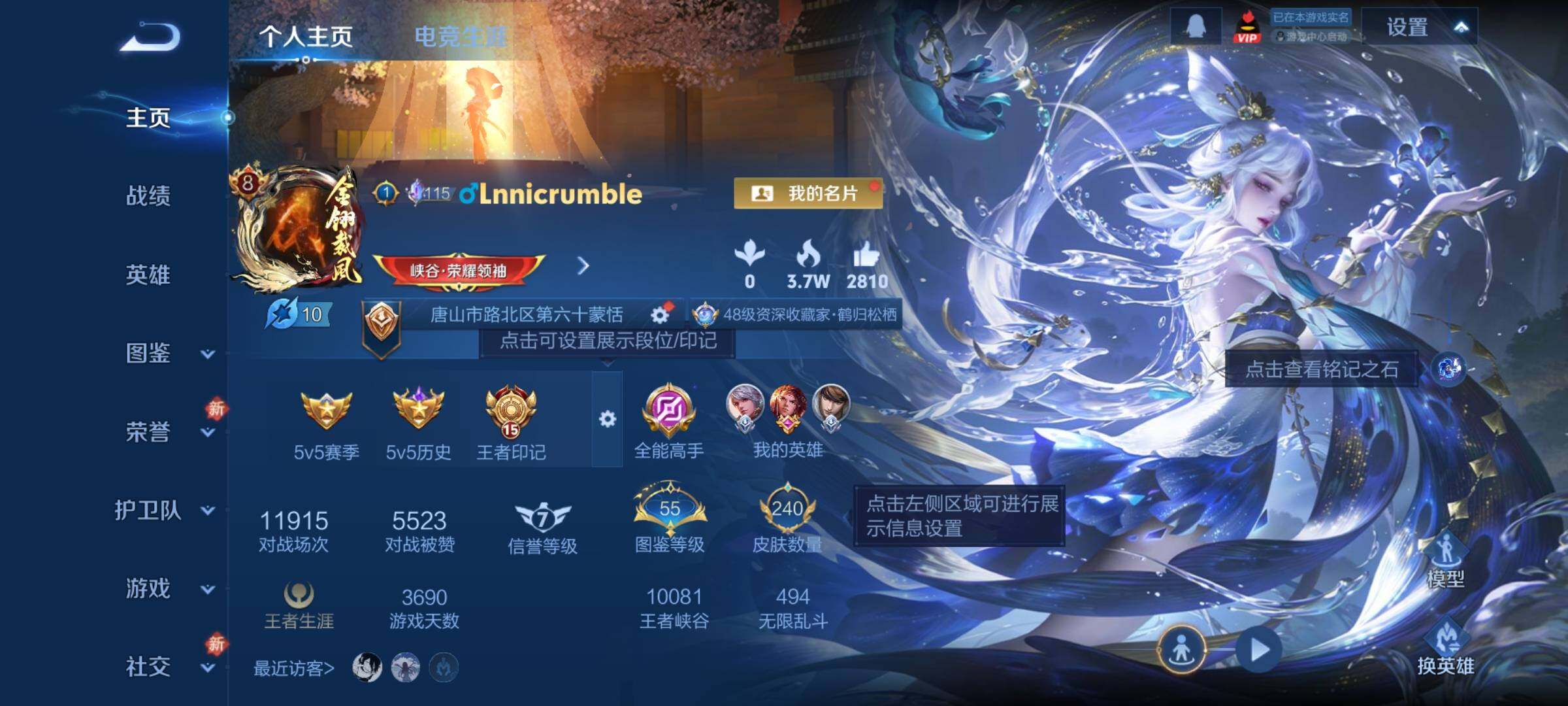 WZCMY4249854王者荣耀账号详情图2