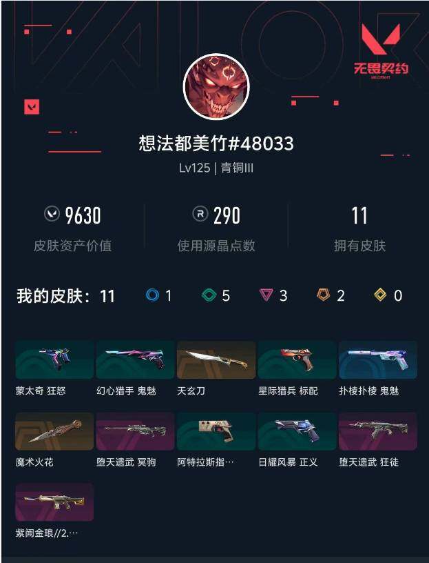 WWQXL422738无畏契约账号详情图2 WWQXL422738无畏契约账号详情图2