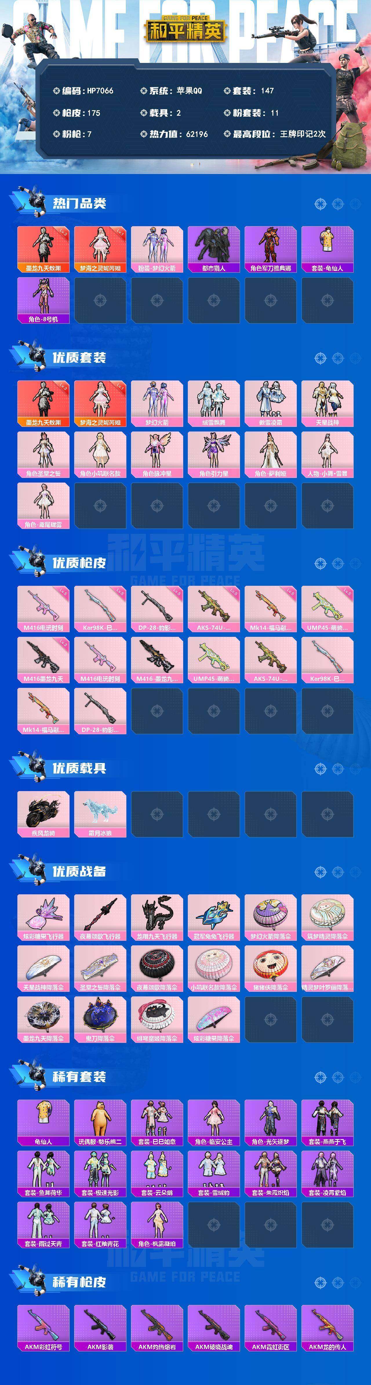 HPQM4149715和平精英账号详情图9