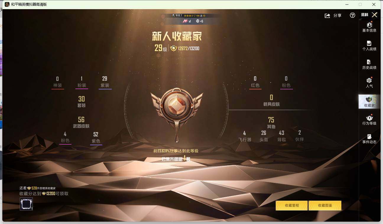 HPLE4137435和平精英账号详情图5