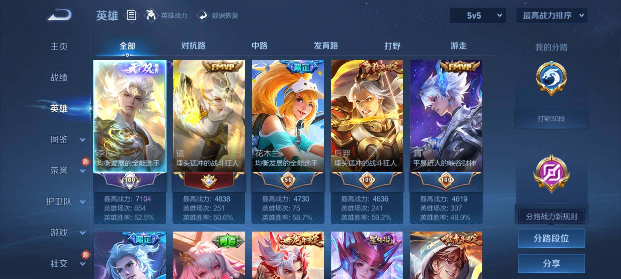 WZCMY4249960王者荣耀账号详情图3