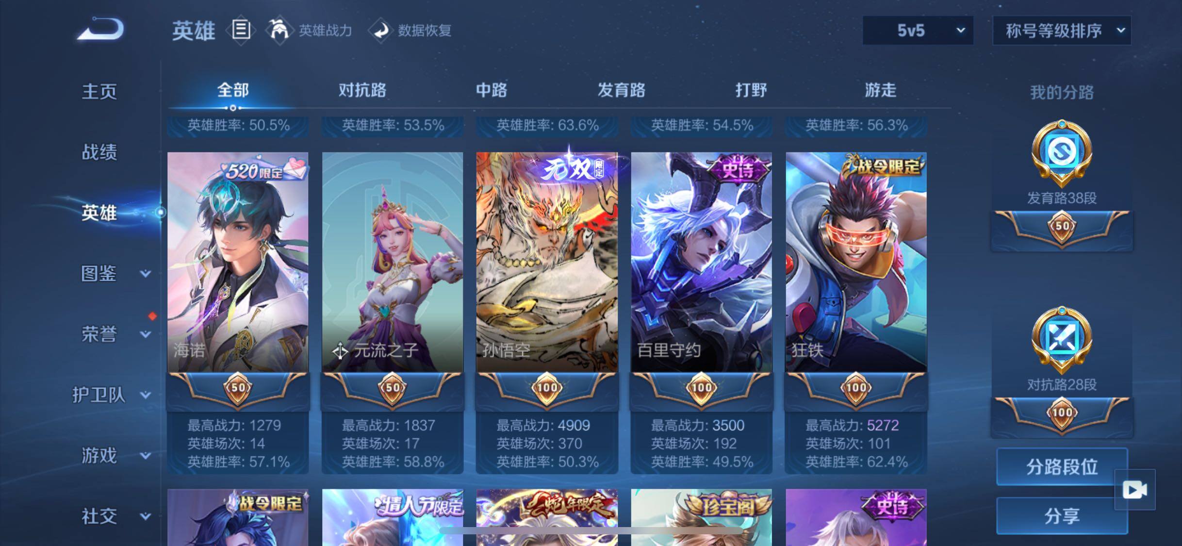 WZLX4249628王者荣耀账号详情图6