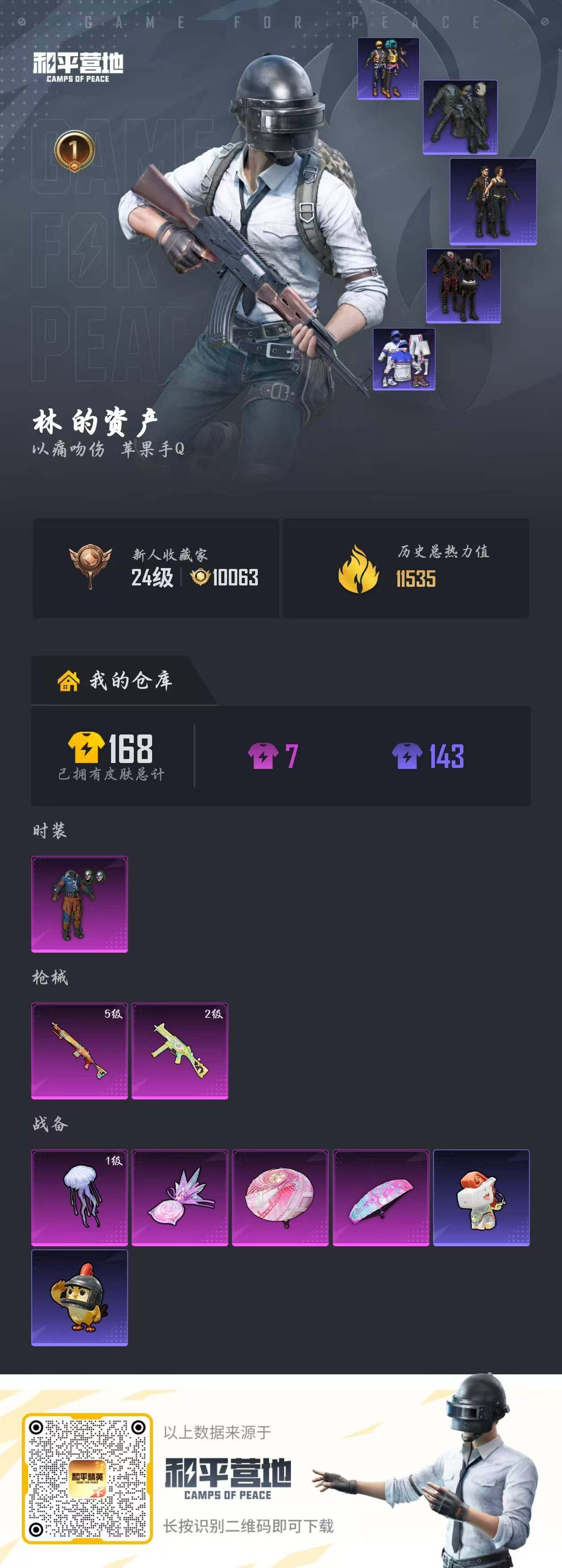 HPQM4140205和平精英账号详情图4 HPQM4140205和平精英账号详情图4