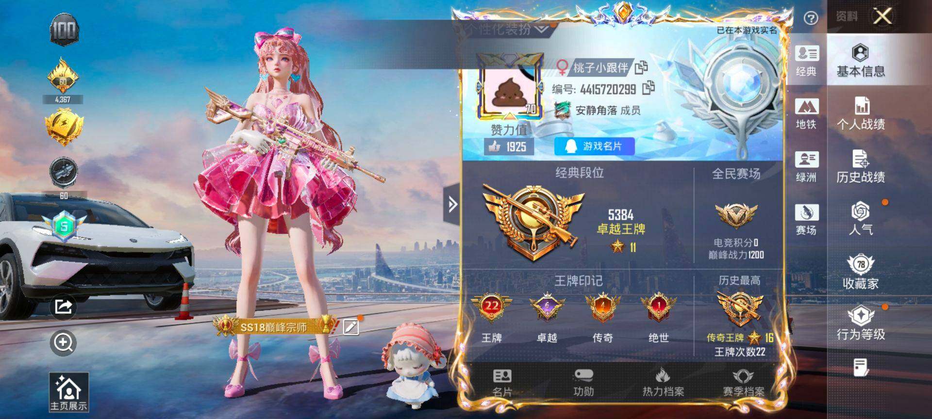 HPQM4137618和平精英账号详情图3