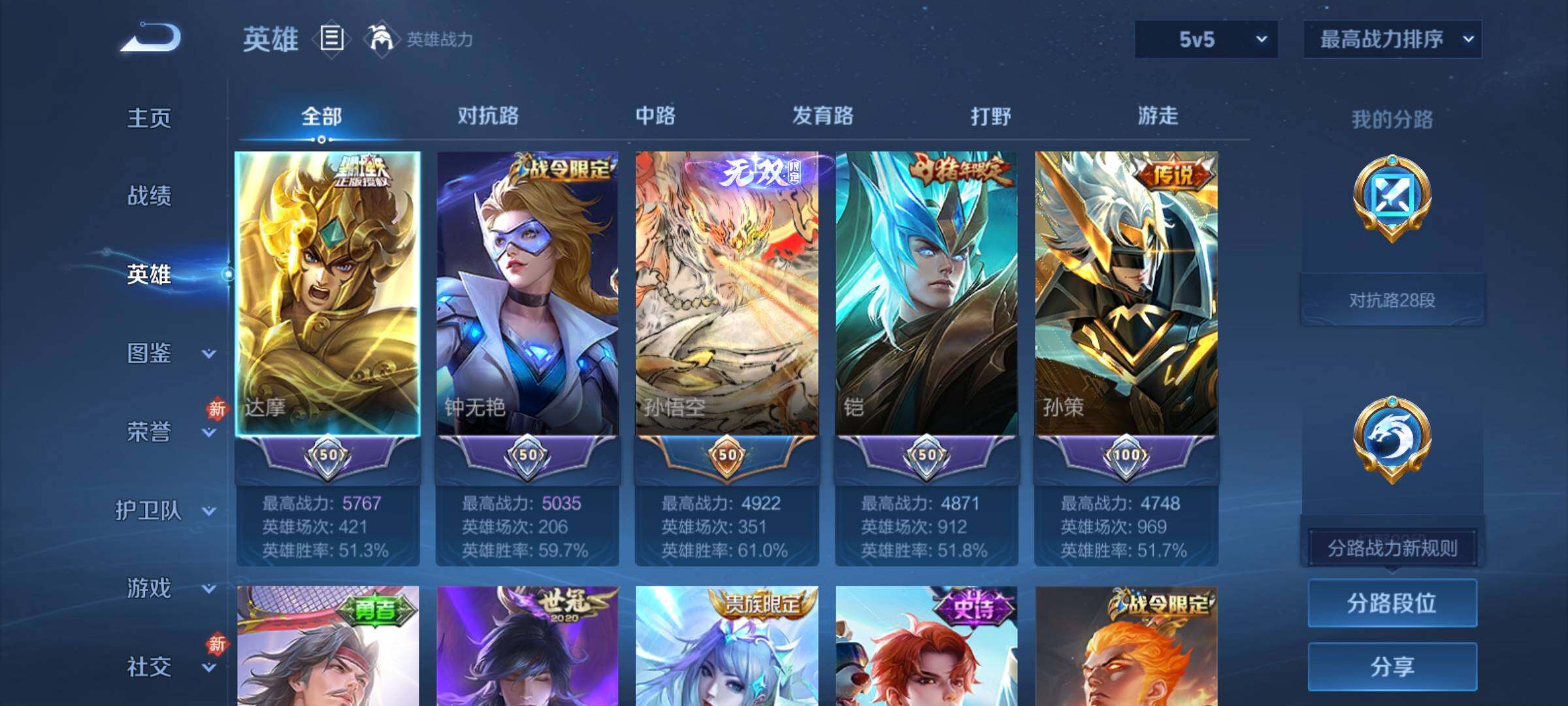 WZCMY4251294王者荣耀账号详情图3