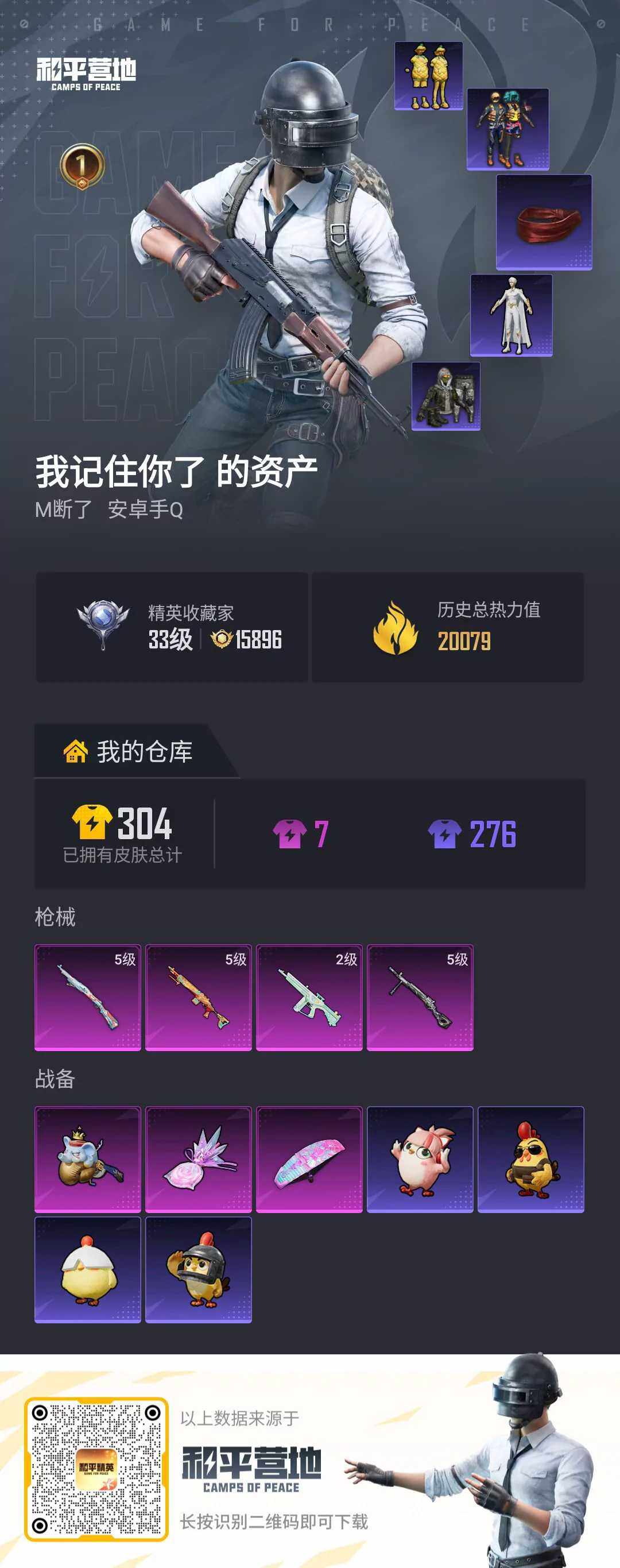 HPLX4140730和平精英账号详情图2