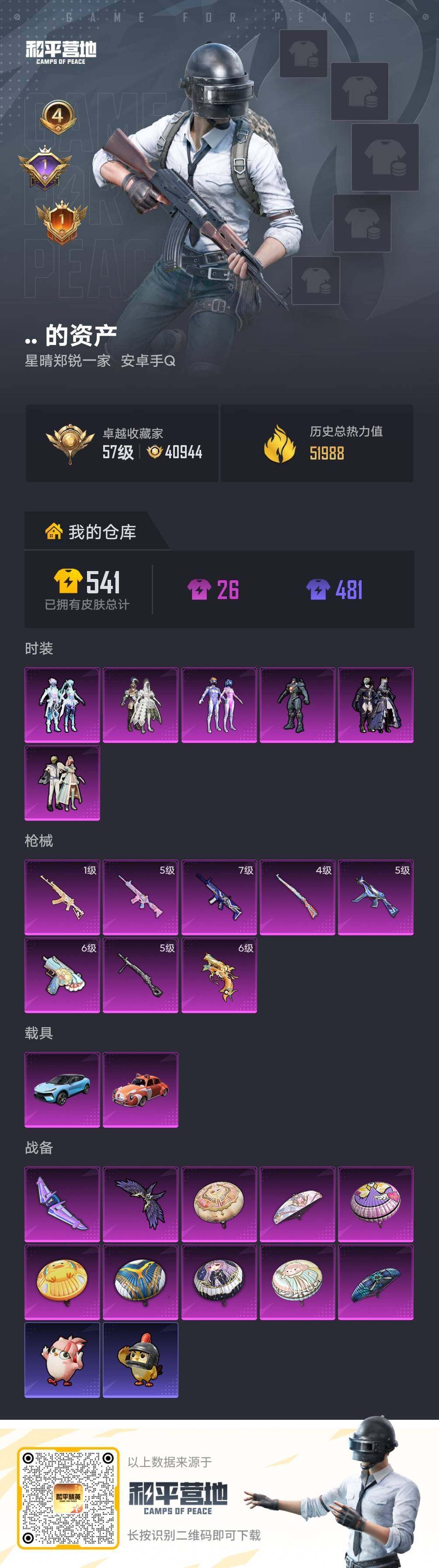 HPLE4139244和平精英账号详情图5