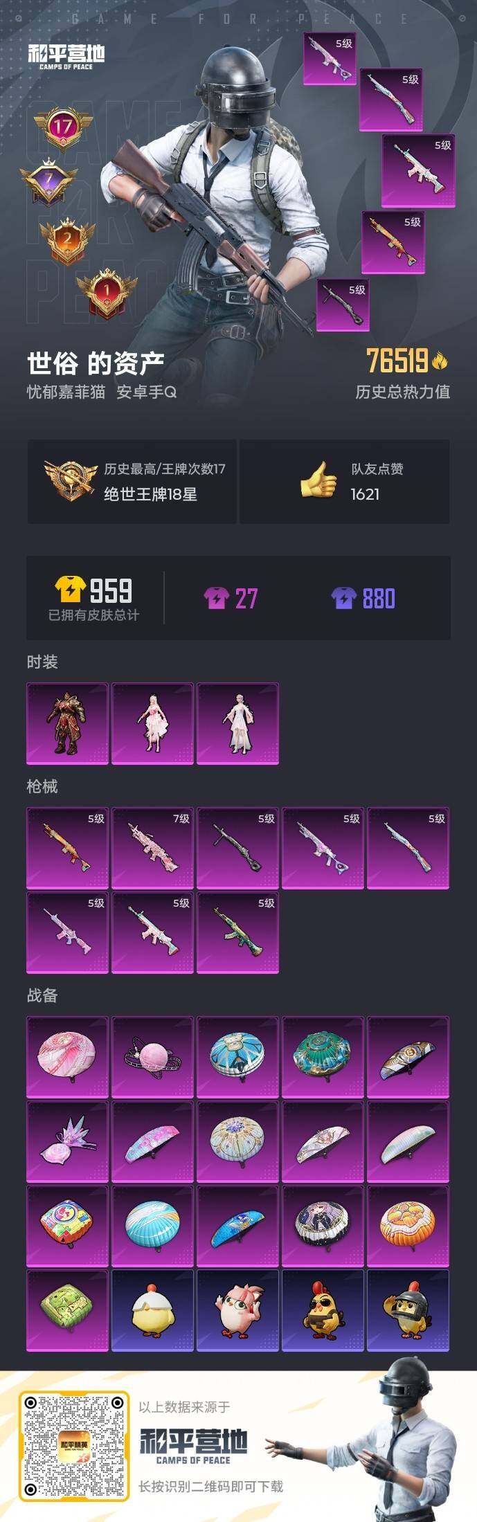 HPLX4138622和平精英账号详情图6