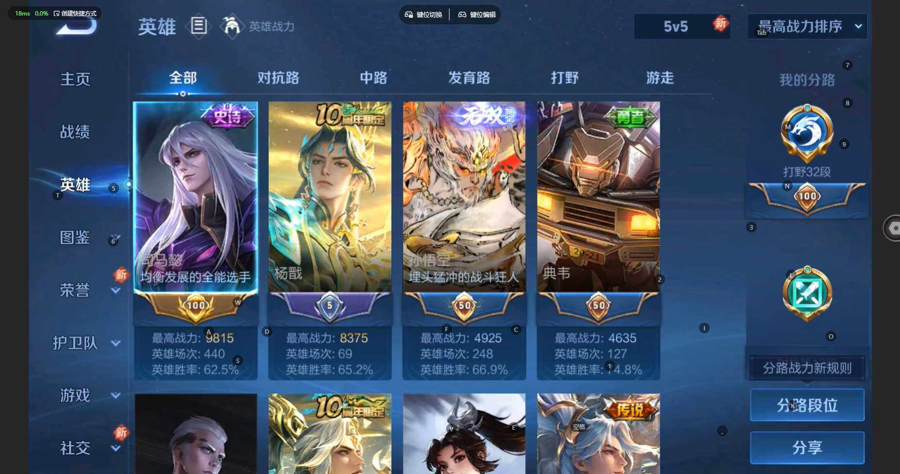 WZBSY4260284王者荣耀账号详情图4