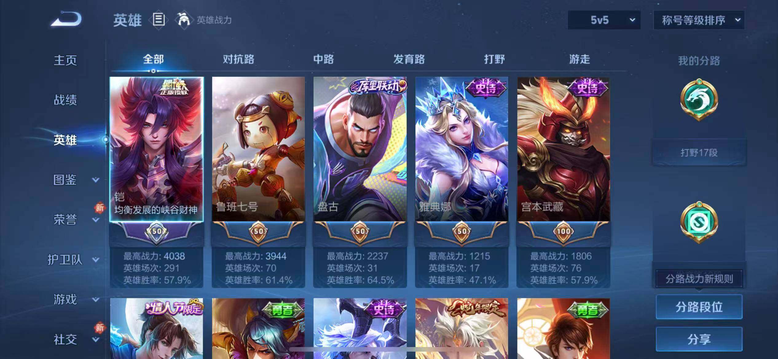 WZLX4251793王者荣耀账号详情图3 WZLX4251793王者荣耀账号详情图3