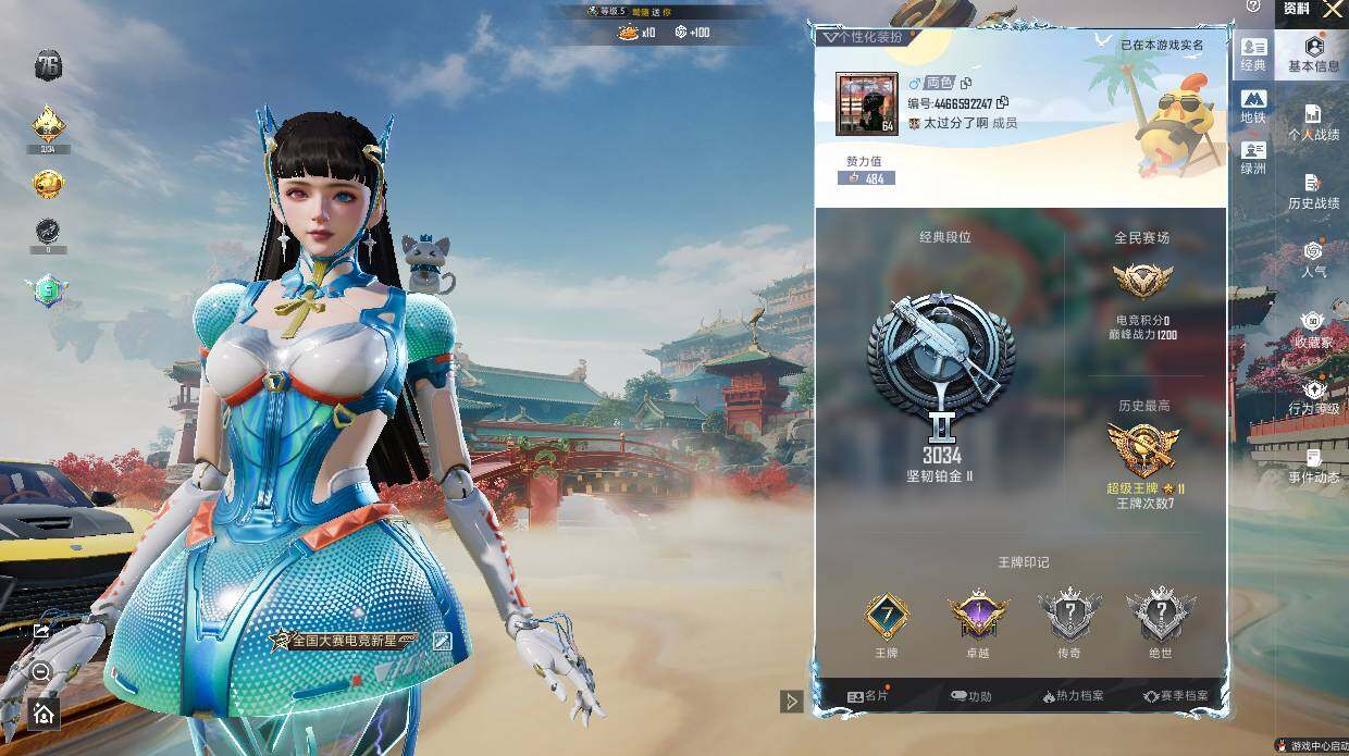 HPLX4138732和平精英账号详情图2