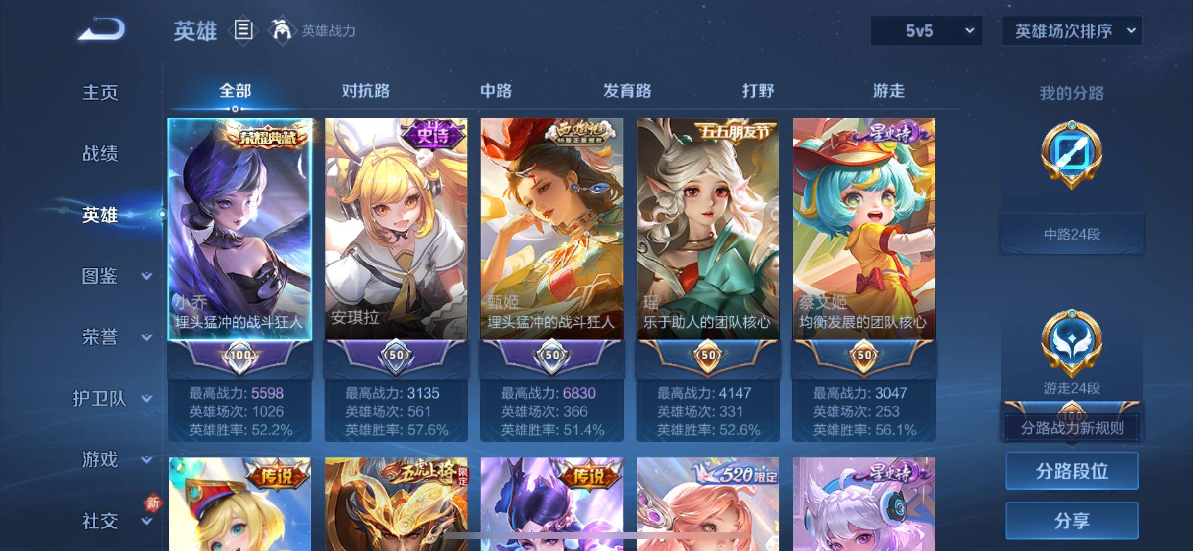 WZJM4252126王者荣耀账号详情图6