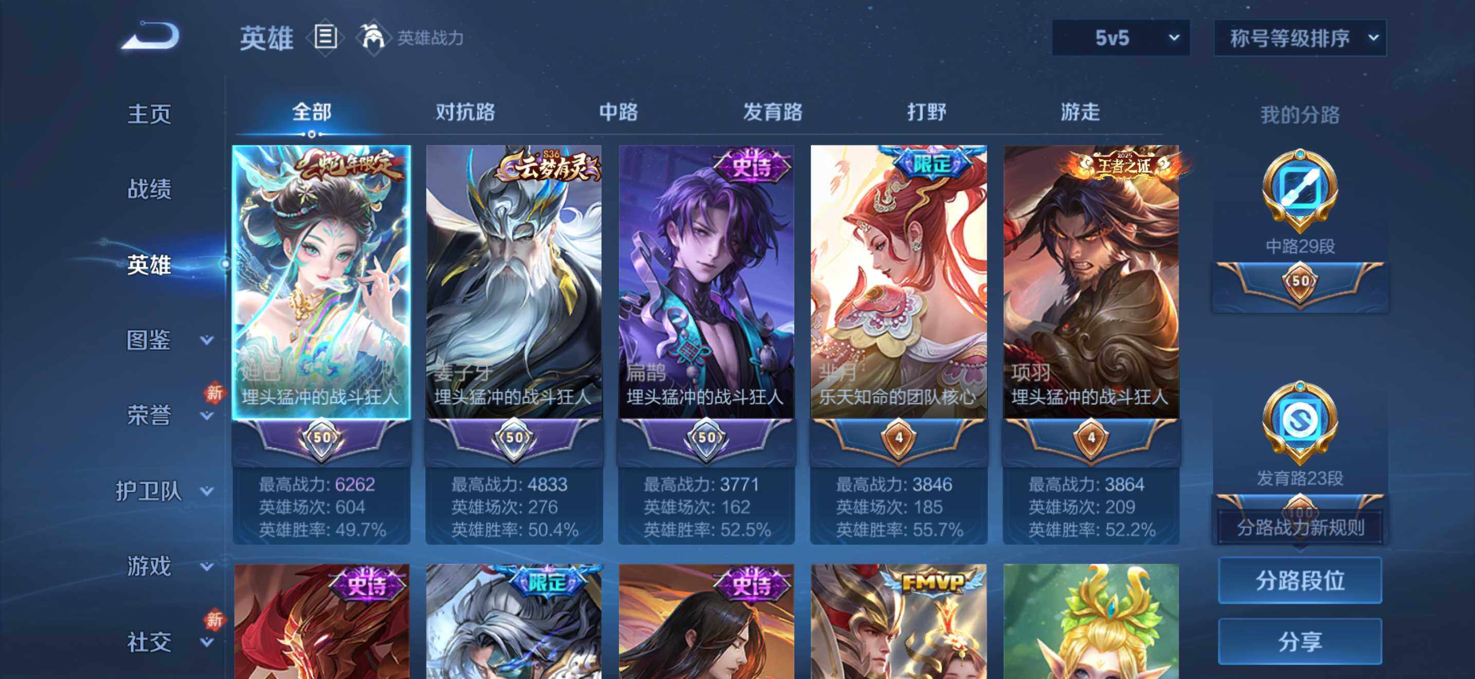 WZDN4251370王者荣耀账号详情图4