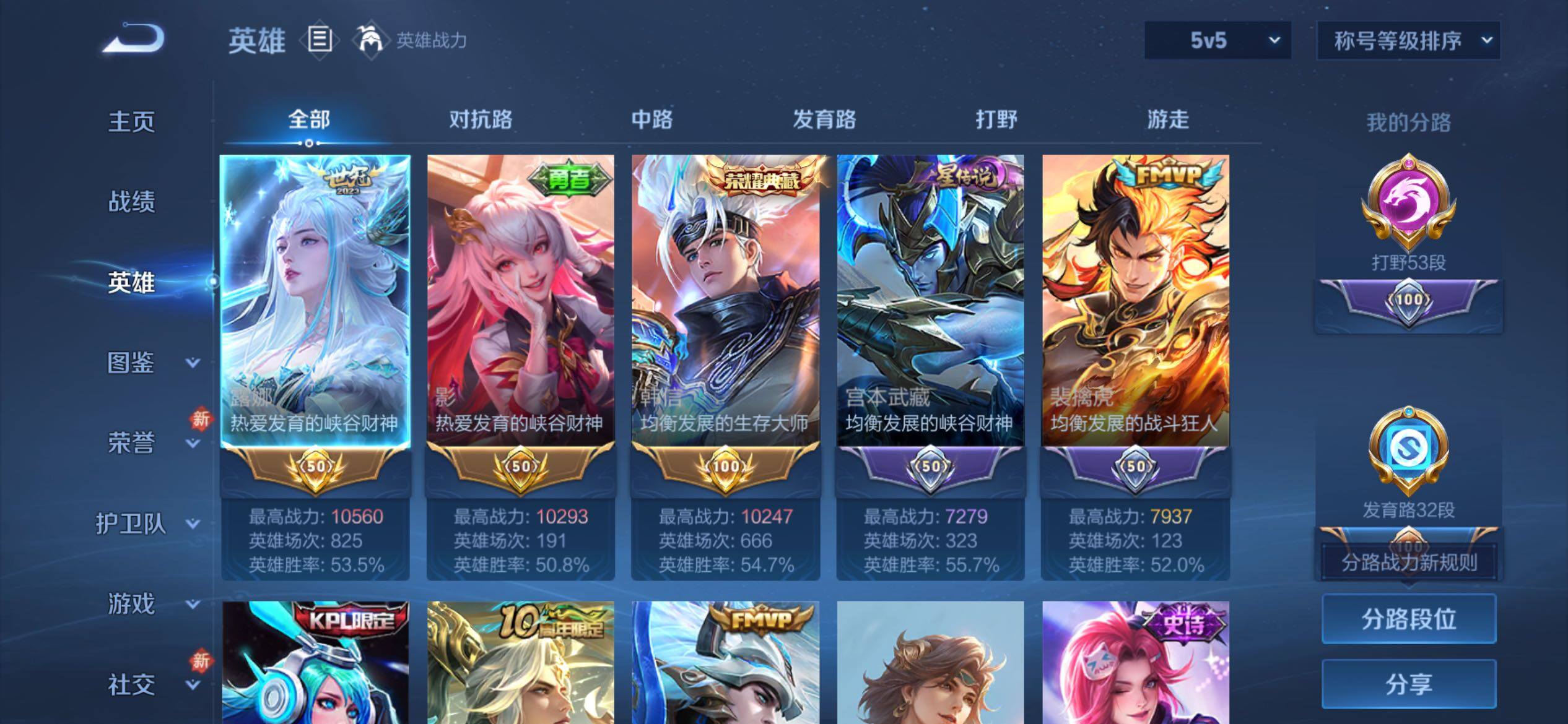 WZCMY4254289王者荣耀账号详情图4