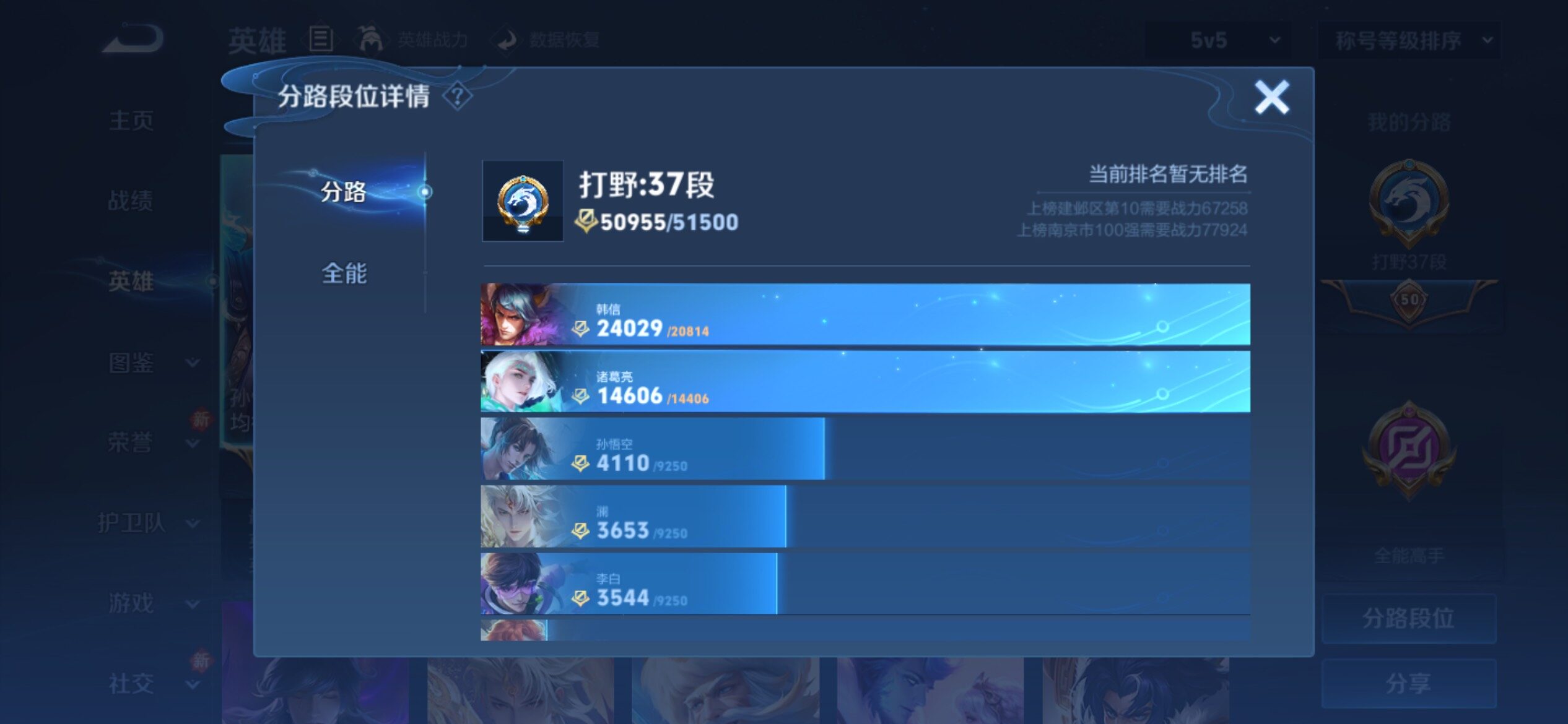 WZCMY4254277王者荣耀账号详情图3