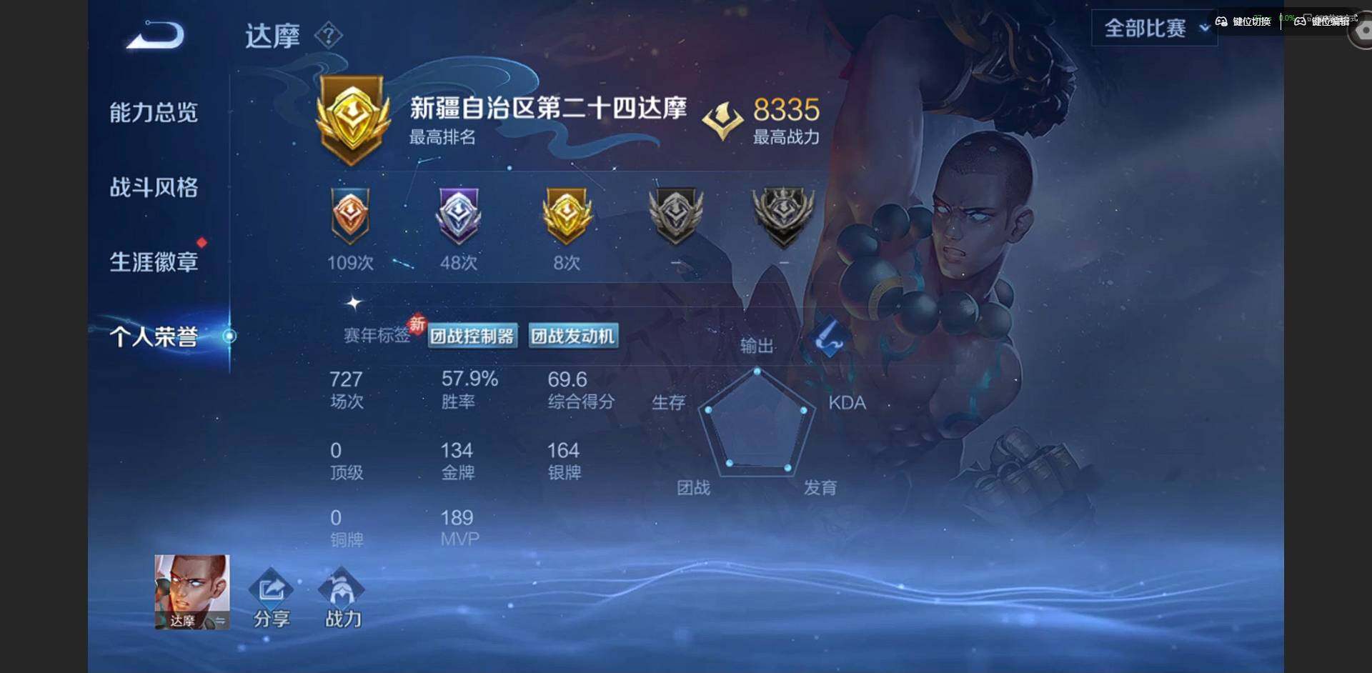 WZLX4254860王者荣耀账号详情图6 WZLX4254860王者荣耀账号详情图6