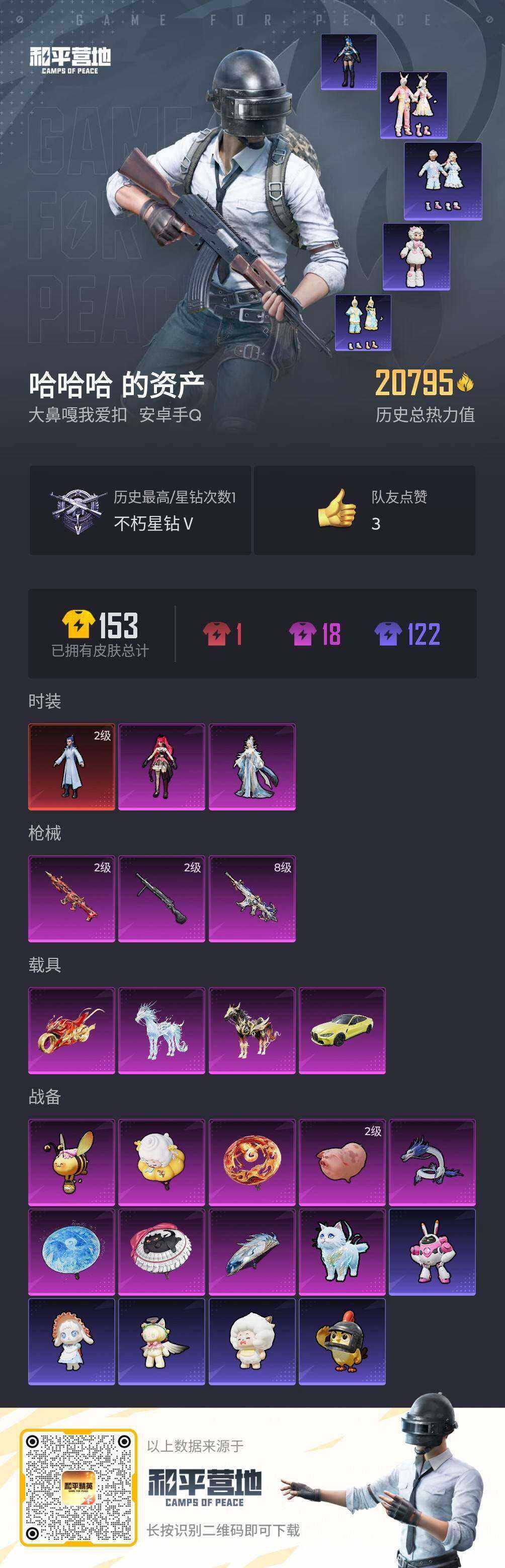 HPQM4140188和平精英账号详情图4