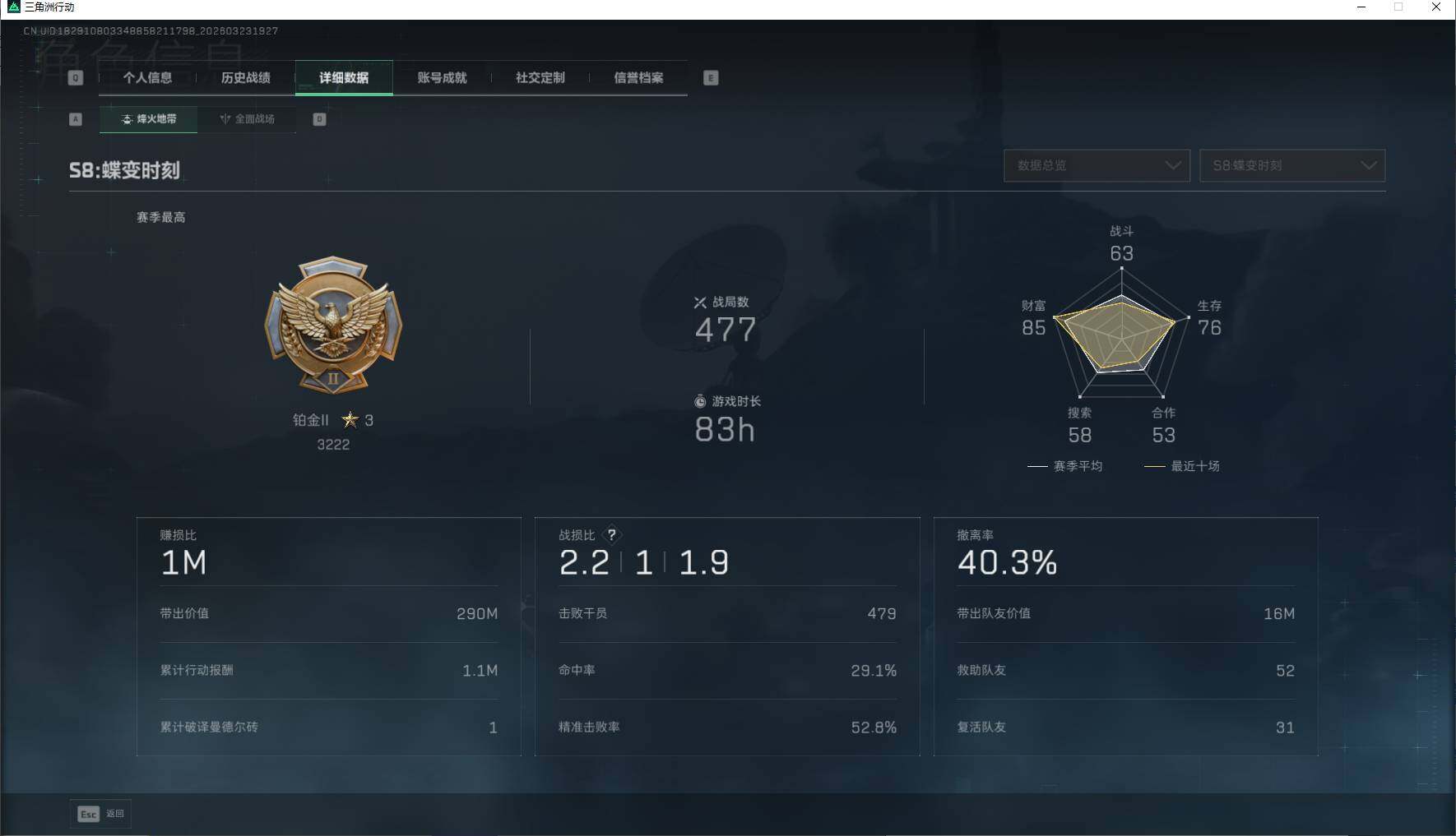 SJZEY477715三角洲行动账号详情图6