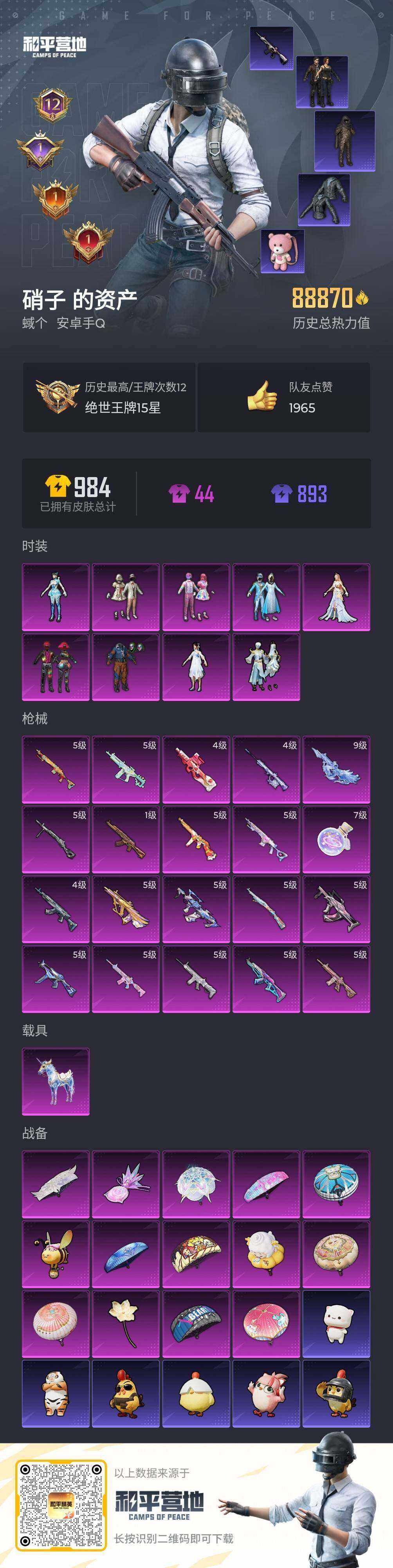 HPQM4139456和平精英账号详情图7