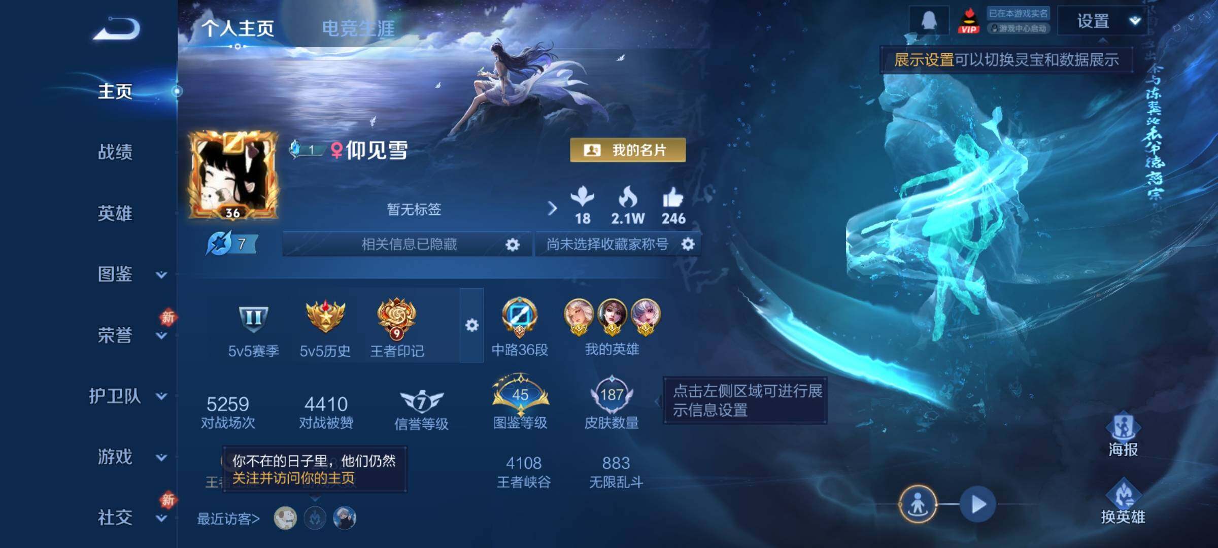 WZLX4254256王者荣耀账号详情图2