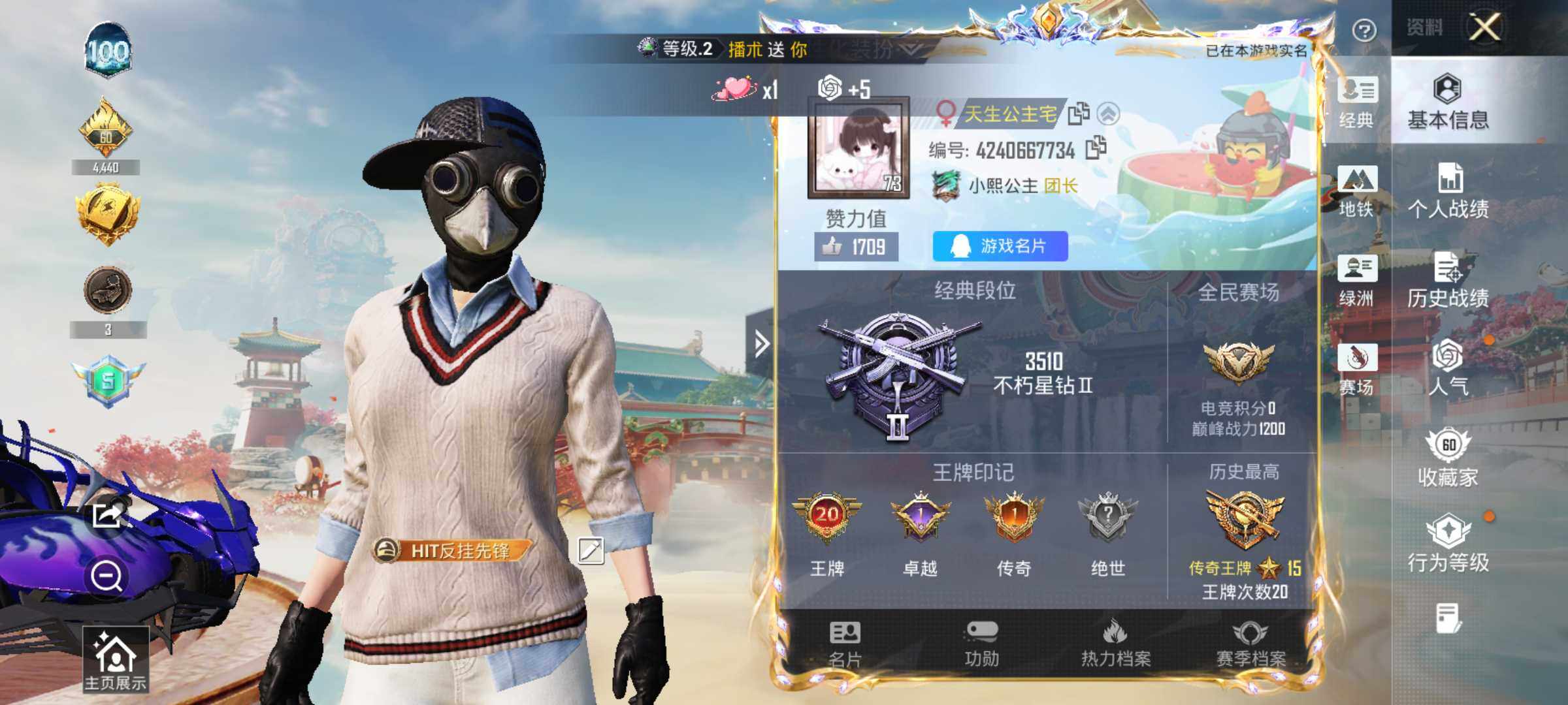 HPLE4139128和平精英账号详情图7