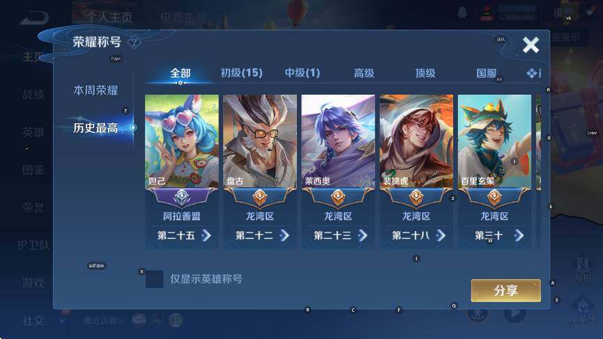 WZLX4252266王者荣耀账号详情图10