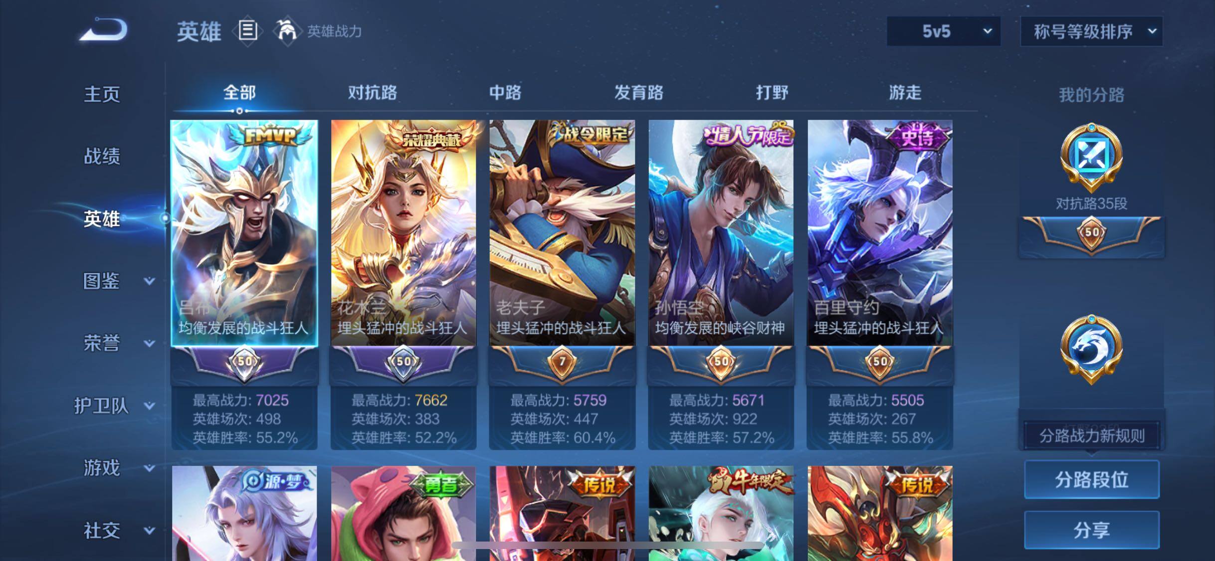 WZLX4254281王者荣耀账号详情图3