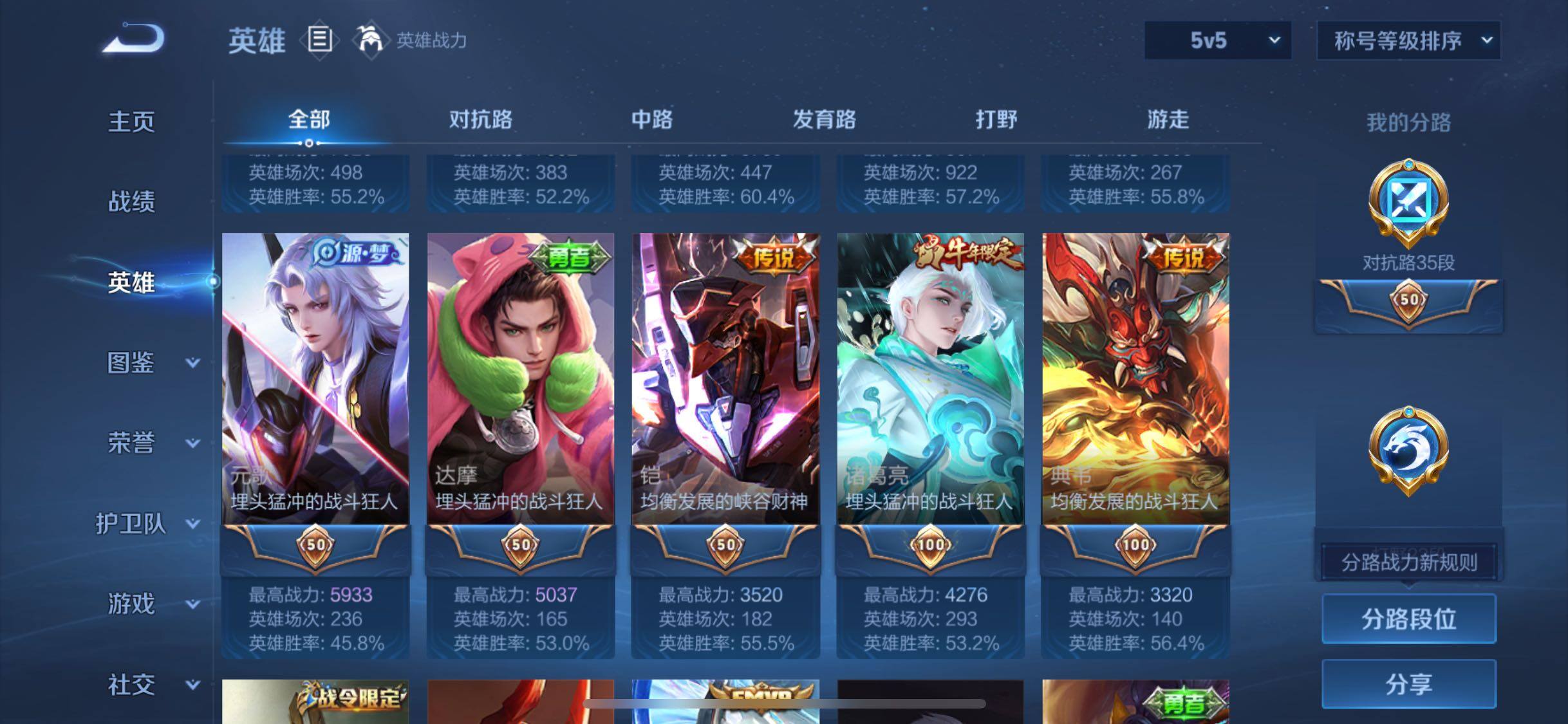 WZLX4254281王者荣耀账号详情图4