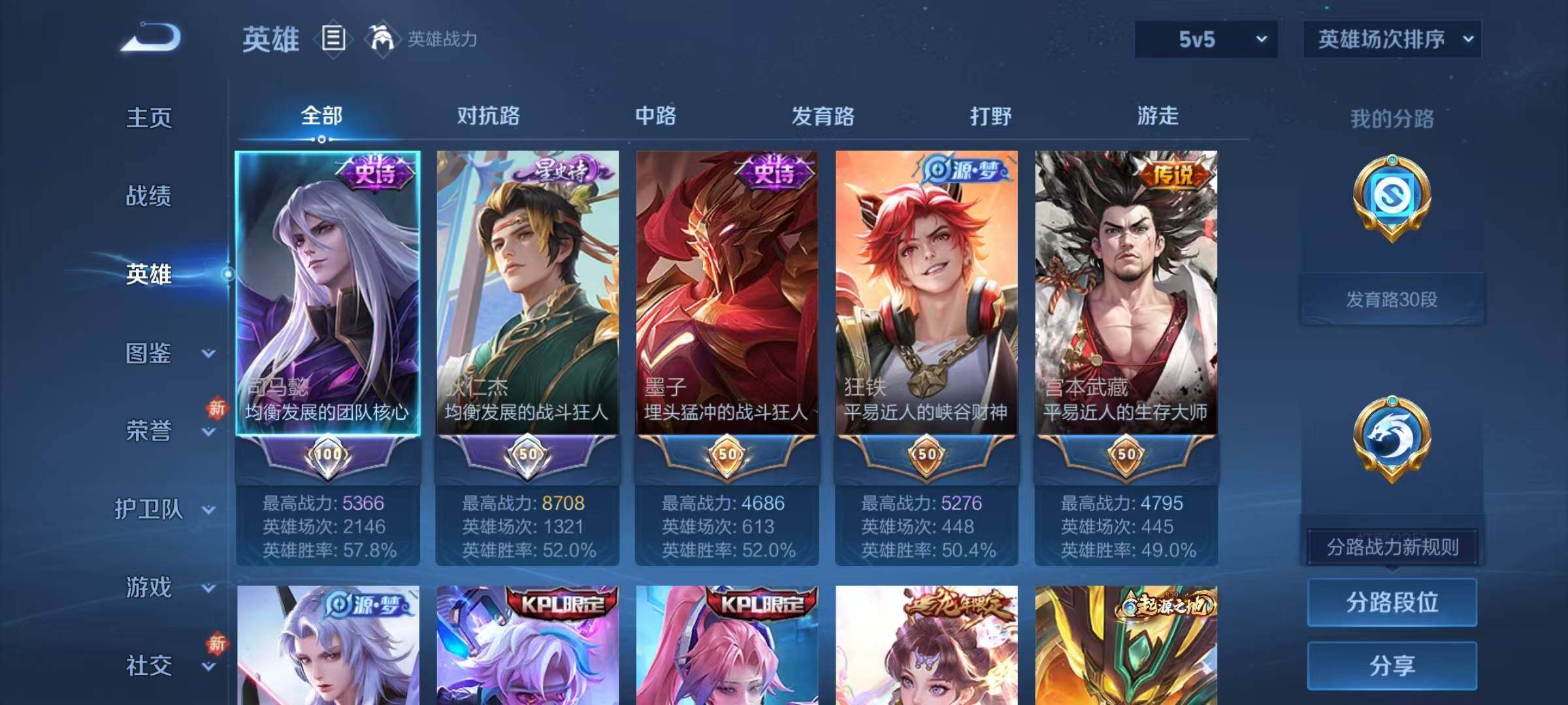 WZJZ4266772王者荣耀账号详情图6