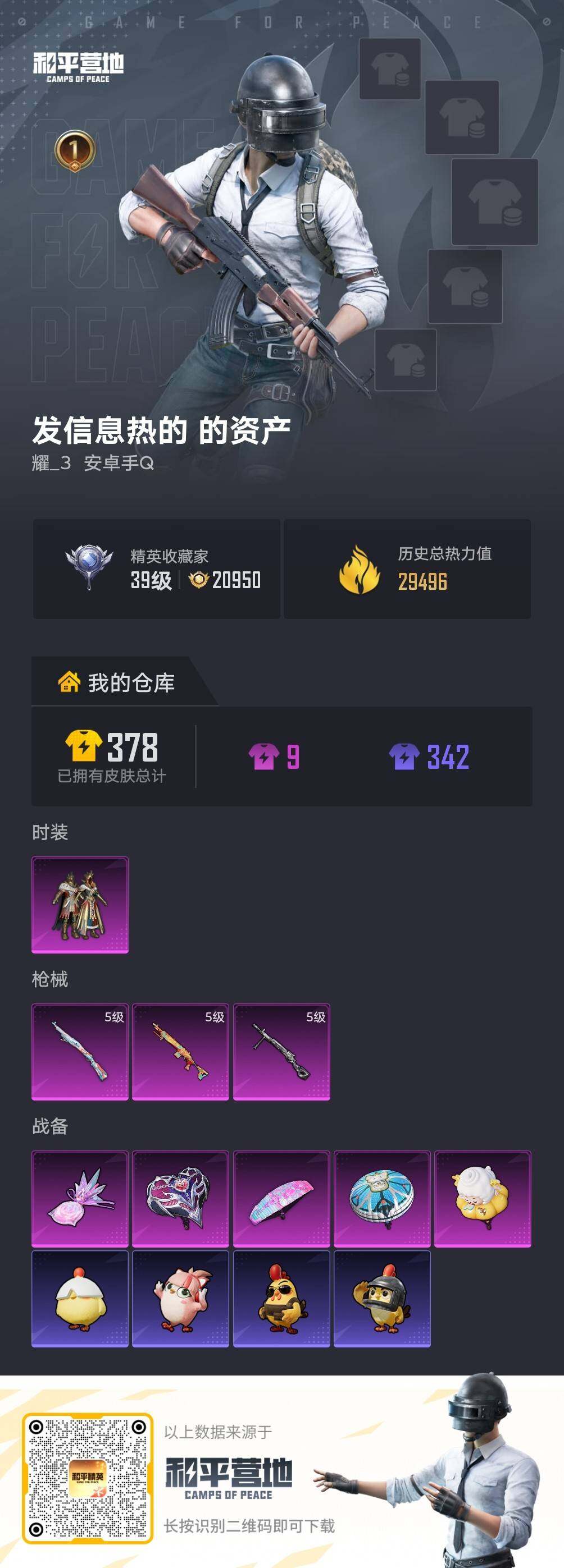 HPLX4140922和平精英账号详情图4