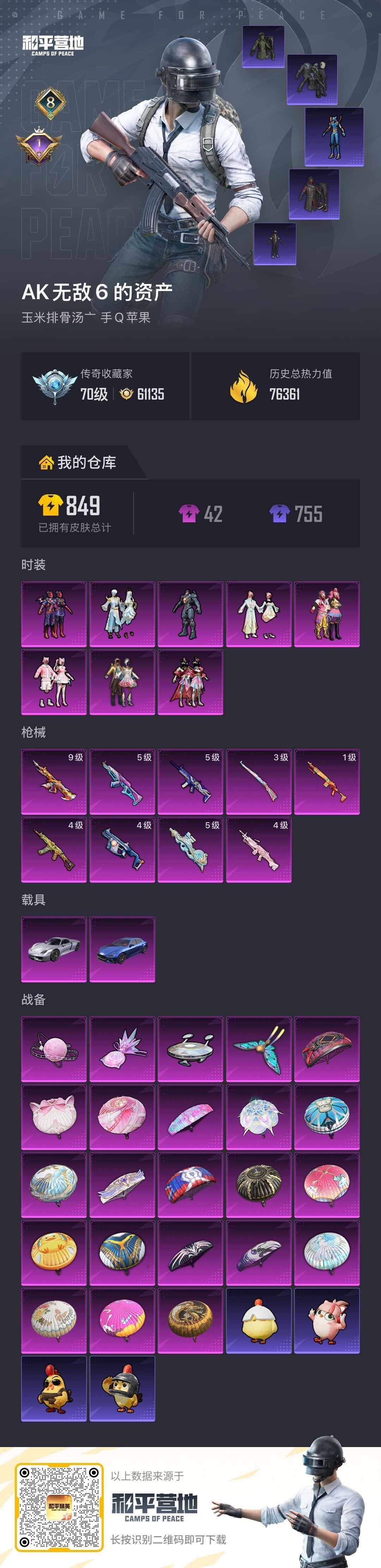 HPQM4139982和平精英账号详情图7