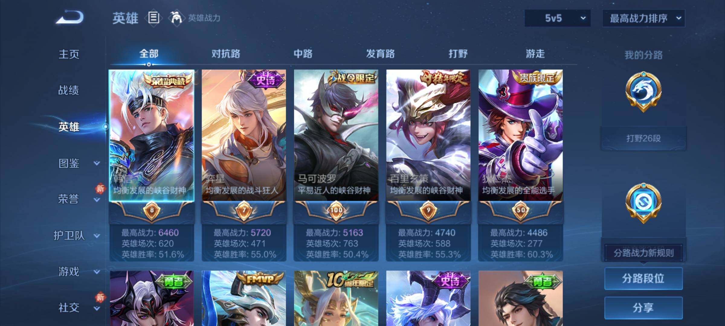 WZCMY4254325王者荣耀账号详情图3