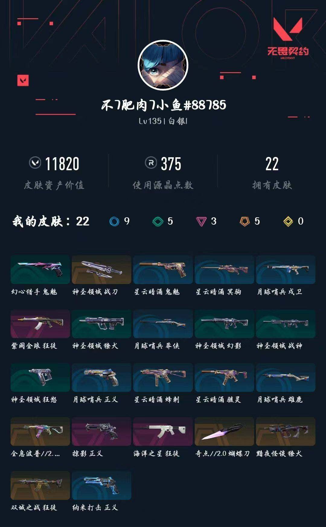 WWQXL423419无畏契约账号详情图4