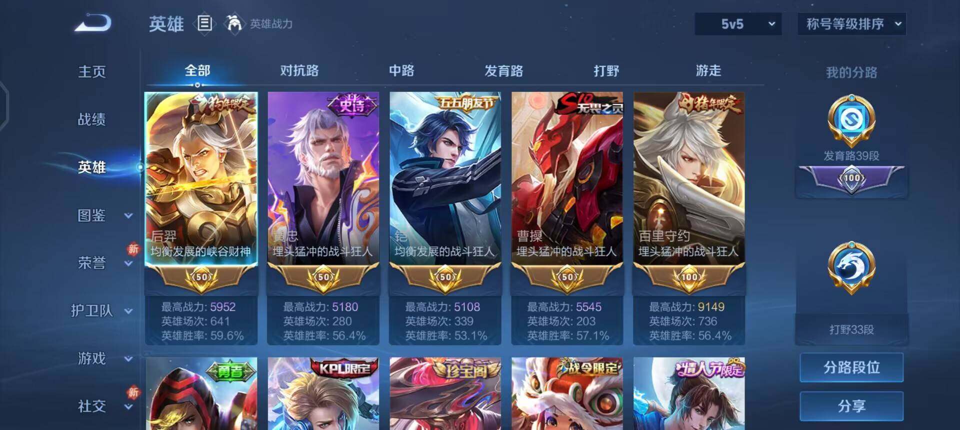 WZQM4258988王者荣耀账号详情图6