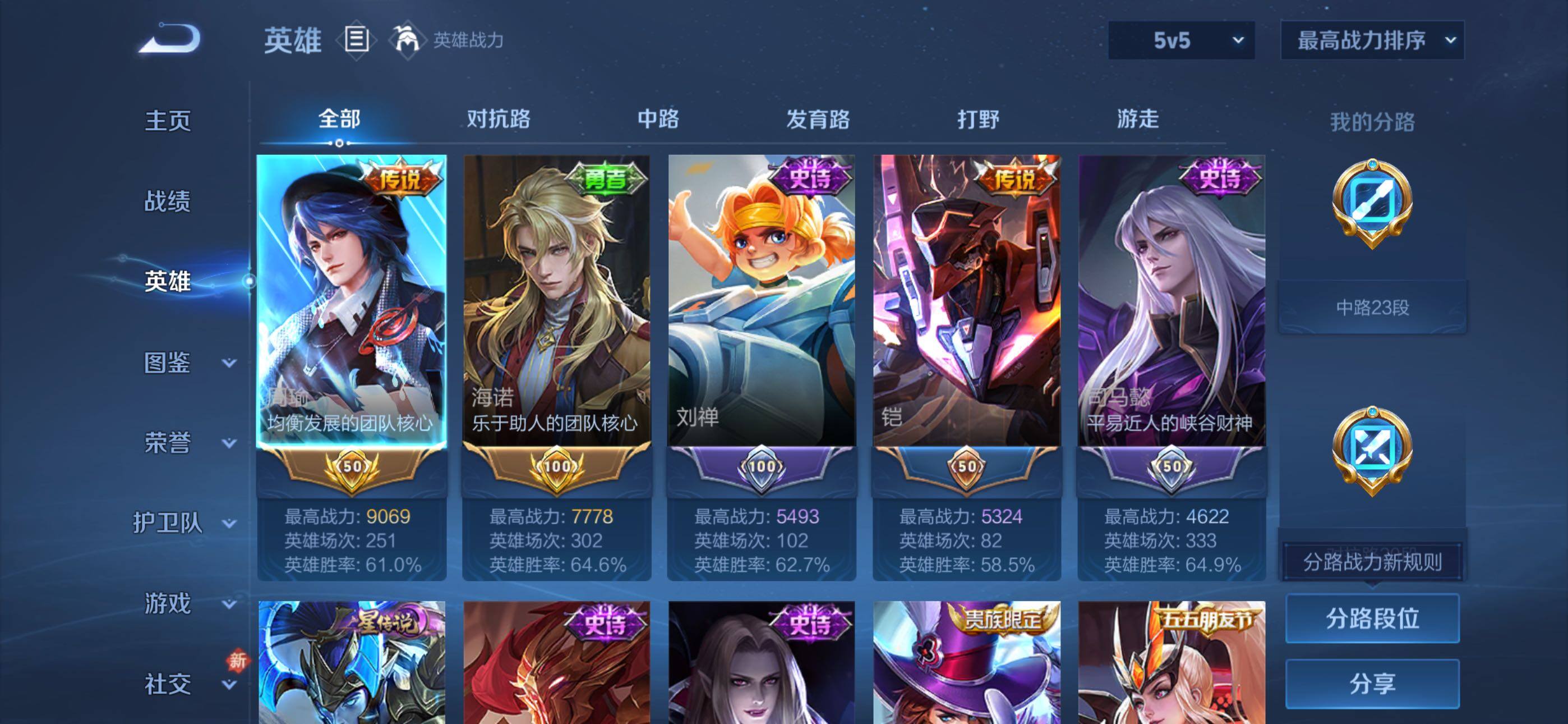 WZLX4253806王者荣耀账号详情图6