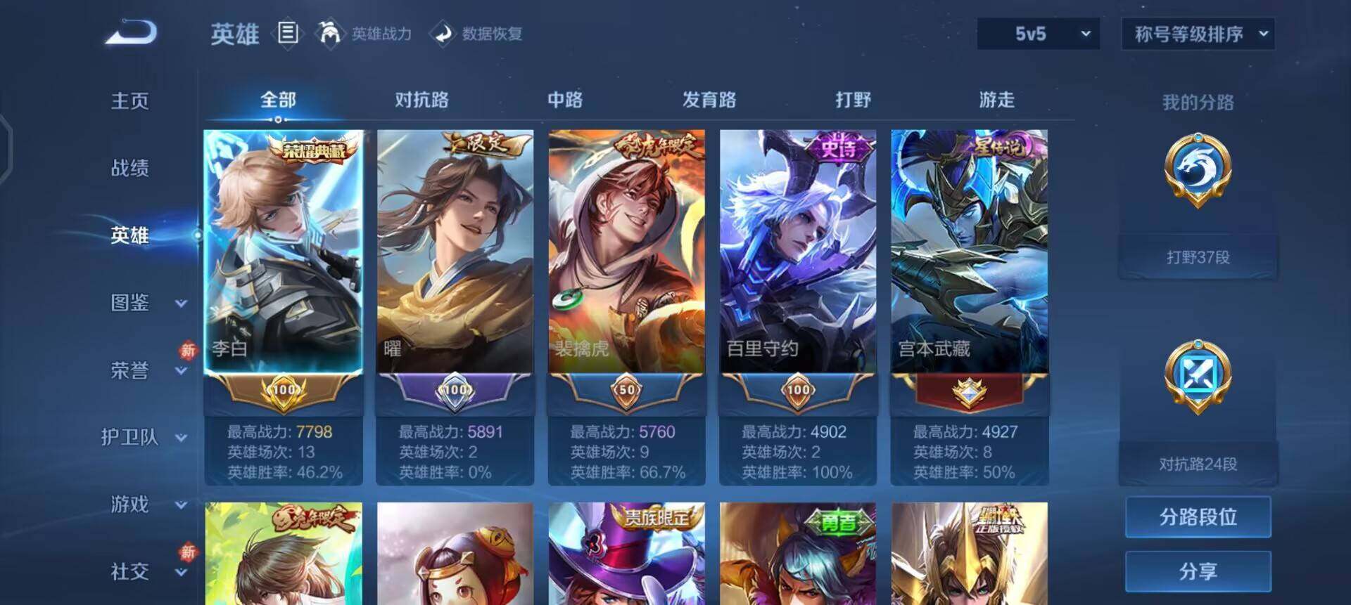 WZQM4258975王者荣耀账号详情图13